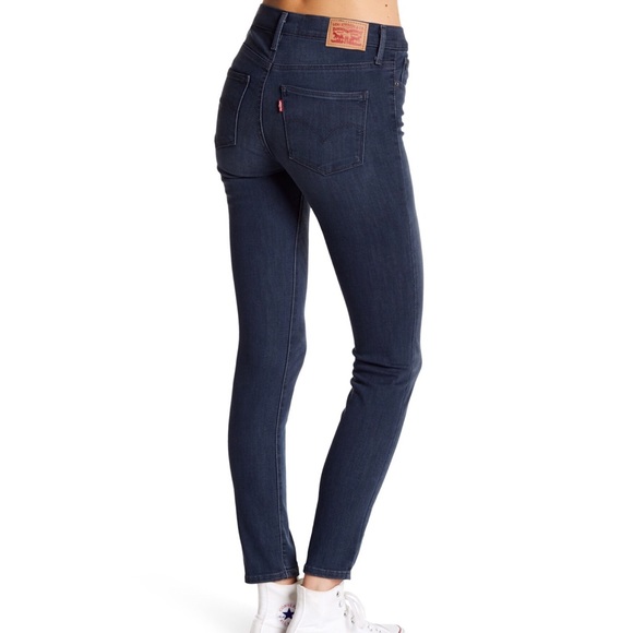 levi's slimming skinny jeans high waisted